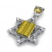  1.50 ct t.w. Round Cut Diamond Star of David Pendant 
